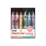 Gıpta F1479 FRUITY POP MEYVE KOKULU FOSFORLU KALEM 6' LI SET