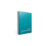 Gıpta Fresco A4 120 Yaprak Plastik Kapak Spiralli Defter (4939) Kareli Turkuaz