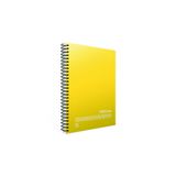 Gıpta Fresco A4 80 Yaprak Plastik Kapak Spiralli Defter (4890) Kareli Sarı