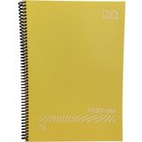 Gıpta Fresco Notes Eco Plastik Kapak A4 60 Yaprak Çizgili Spiralli Sarı Defter