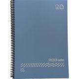 Gıpta Fresco Notes Eco Plastik Kapak A4 60 Yaprak Çizgili Spiralli Turkuaz Defter