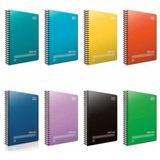 Gıpta Fresco Spiralli PP Kapak A4 144 Yaprak Okul 4 Kareli + 4 Çizgili 8'li Set Defter