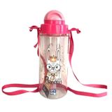 Gıpta Fun Trıtan Desenli Pipetli Matara 500ml Pembe