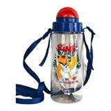 Gıpta Fun Tritan Desenli Pipetli Mavi 500 cc Matara
