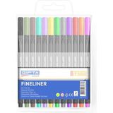 Gipta Gıpta Fineliner Kalem 0,4 mm 12 Renk K6020 Kurşun Kalemler