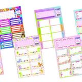 Gıpta Girls Ders Programlı Okul Etiketi 16X24Cm 3 Yaprak (2 Paket) 2942