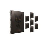 Gıpta Glow Notes Spiralli Sert Kapak Defter 17X24Cm 120 Yaprak Kareli (3 Lü Paket) 4203