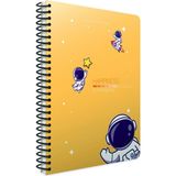 Gıpta Happıness Spiralli Karton Kapak A5 80 Yaprak Kareli Sarı Defter