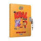 gıpta hatıra defteri kral şakir kilitli ıp dikişli sert kapak 14x20cm 96 yaprak 6019 (karışık renk 1 adet) - Yok