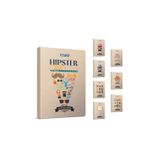 Gıpta Hipster 9x14 120 Yaprak 1+1+1 Sert Kpk Ciltli Defter (2804)