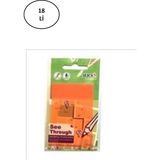 Gıpta Hopa x Stickn Yapışkanlı Not Kağıdı 76 x 51 mm Yarı Saydam Turuncu 50 Yaprak