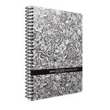 Gıpta Hope Ince Kapak Spiralli Çizgili 80 Yp 19 x 26 cm Desenli Defter