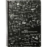 Gıpta Hope Spiralli Defter 18,5 x 26 80 Yp. Kareli