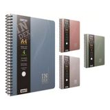 Gıpta İndex Notes A4 140 Yaprak Kareli 2'li Spiralli Sert Kapak Defter