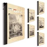 Gıpta Istanbul Sert Kapak Defter 13X21 Kareli 120 Yaprak (3327)