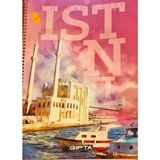 Gıpta Istanbul Temalı 100 Yaprak Çizgili Ortaköy Defter