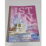 Gıpta Istanbul Temalı A4 Spiralli Kareli Ortaköy Defter