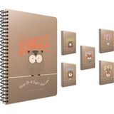 gıpta jungle out spiralli sert kapak defter 19x26cm 120 yaprak kareli (2 li paket) 4236 - Yok
