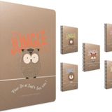 Gıpta Jungle Out Spiralli Sert Kapak Defter 19X26Cm 120 Yaprak Kareli (2 Li Paket) 4236