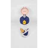 Gıpta K7549 Cool-J Mavi Pembe Medium 600 ml Kilitli Tritan Matara