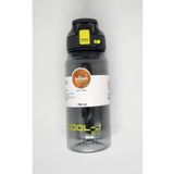 Gıpta K7558 Cool-J Well Siyah Yeşil 700 ml Askılı Kilitli Tritan Matara