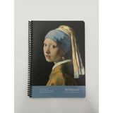Gıpta Kareli Spiralli Girl With A Pearl Earing Defter