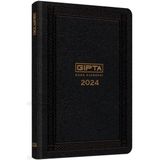 Gıpta Kasa Ajandası 2024 Siyah Renk 17x24 cm 432 Sayfa Düzenleyici Özellikli