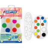 Gıpta Kıds Sulu Boya 12'Li Set Çocuklar İçin Sağlıklı ve Güvenli Renkler