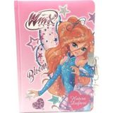 gıpta kilitli hatıra defteri winx ıp dikişli sert kapak 14x20cm 96 yaprak 3431 (karışık renk 1 adet) - Yok