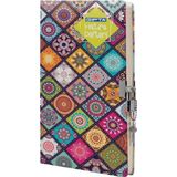 Gıpta Kilitli İp Dikişli Sert Kapak Hatıra Defteri 17X24Cm 120 Yaprak (1 Adet) 3430
