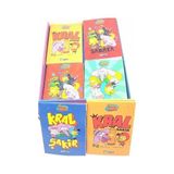 gıpta kral şakir a7 (küçük boy) ıkili kareli - çizgili blok not defteri 80 yaprak 6015 (36 lı paket) - Karışık
