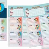 Gıpta Kral Sakır Ders Programı Okul Etıketı 3Lu (6012)