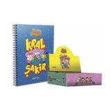 Gıpta Kral Şakir Spiralli A6 Karton Kapaklı Defter Stand
