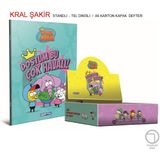 Gıpta Kral Şakir Tel Dikişli A6 48 Yaprak Çizgili Karton Kapak Defter