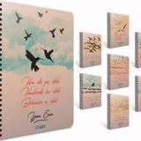 Gıpta Kuşlar Spiralli Sert Kapak Defter 13X18Cm 120 Yaprak Kareli (3 Lü Paket) 6525