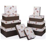 Gıpta Marıposa Dikdörtgen Hediye Kutusu BX76790 E 190X260X110 mm