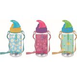 Gıpta Matara Crystal Trıtan Desenli Pipetli 500 cc - Yeşil-GN1