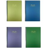 Gıpta Metal Notes Pp Kapak Spiralli Çizgili 80 Yaprak 17 x 24 cm 4'lü Defter
