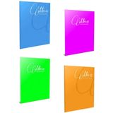 Gıpta Mica 4'lü Tel Dikişli Pp Kapak Defter A4 Çizgili 100 Yaprak Defter