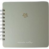 Gıpta Micro Notes 100 Yaprak Çizgili 16 x 16 cm Pastel Gri Defter