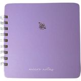Gıpta Micro Notes 100 Yaprak Çizgili 16 x 16 cm Pastel Mor Defter
