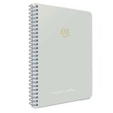 Gıpta Micro Notes Pastel Gri Sert Kapak 100 Yaprak Kareli Spiralli Defter