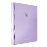 Gıpta Micro Notes Pastel Mor Sert Kapak 100 Yaprak 17x24 cm Çizgili Spiralli Defter