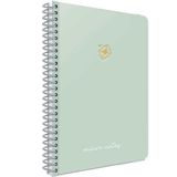 Gıpta Micro Notes Pastel Yeşil Sert Kapak 100 Yaprak 17x24 cm Çizgili Spiralli Defter