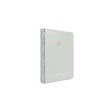 Gıpta Micro Notes Spiralli Pastel Gri Sert Kapak 100 Yaprak 17x24 Çizgisiz Defter