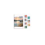 Gıpta Monet İp Dikişli Sert Kapak Not Defteri 17X24 Cm 96 Yaprak Kareli 7009 (Karışık Renk 1 Adet)