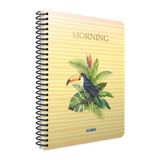 Gıpta Morning Sarı Karton Kapak A4 80 Yaprak Kareli 3'lü Spiralli Defter