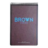 Gıpta New Notes Brown Is New Blue Spiralli Sert Kapak 100 Yaprak 17x24 Kareli Bloknot
