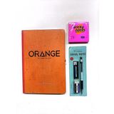 Gıpta New Notes Iplik Dikişli Sert Kapak Orange Defter-Okul Seti Versatil 0,7-Yapışkanlı Not Kağıdı Set 7