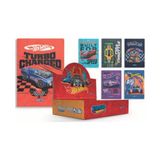 gıpta not defteri karton kapak a6 küçük boy hot wheels çizgili 5443 ( 36 lı stand ) - Karışık - 1